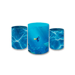 Trio Capas de Cilindros Sublimados Decorativo Tema... - Loja | Bibi Painéis