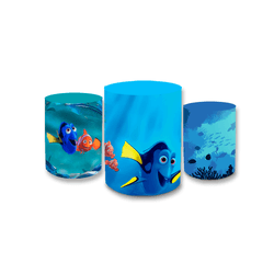 Trio Capas de Cilindros Sublimados Decorativo Tema... - Loja | Bibi Painéis