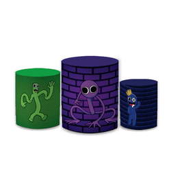 Trio Capas de Cilindros Sublimados Decorativo Tema... - Loja | Bibi Painéis