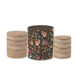 Trio Capas de Cilindros Sublimados Decorativo Tema... - Loja | Bibi Painéis