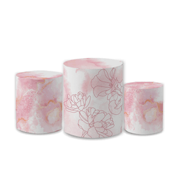 Trio Capas de Cilindros Sublimados Decorativo Tema... - Loja | Bibi Painéis