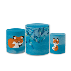 Trio Capas de Cilindros Sublimados Decorativo Tema... - Loja | Bibi Painéis