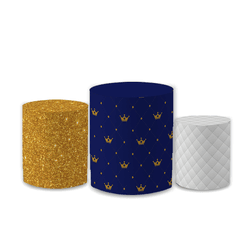 Trio Capas de Cilindros Sublimados Decorativo Tema... - Loja | Bibi Painéis