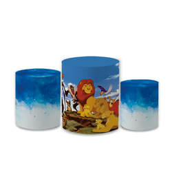 Trio Capas de Cilindros Sublimados Decorativo Tema... - Loja | Bibi Painéis