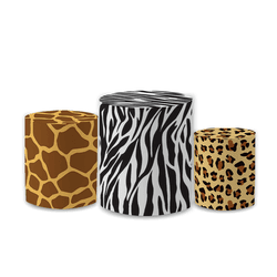 Trio Capas de Cilindros Sublimados Decorativo Tema... - Loja | Bibi Painéis