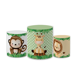 Trio Capas de Cilindros Sublimados Decorativo Tema... - Loja | Bibi Painéis