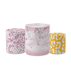 Trio Capas de Cilindros Sublimados Decorativo Tema... - Loja | Bibi Painéis