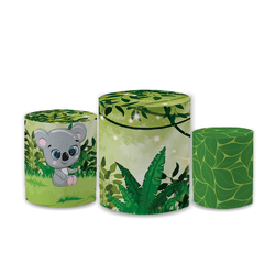 Trio Capas de Cilindros Sublimados Decorativo Tema... - Loja | Bibi Painéis