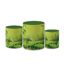 Trio Capas de Cilindros Sublimados Decorativo Tema... - Loja | Bibi Painéis