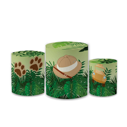 Trio Capas de Cilindros Sublimados Decorativo Tema... - Loja | Bibi Painéis