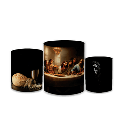 Trio Capas de Cilindros Sublimados Decorativo Tema... - Loja | Bibi Painéis
