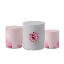 Trio Capas de Cilindros Sublimados Decorativo Tema... - Loja | Bibi Painéis