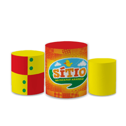 Trio Capas de Cilindros Sublimados Decorativo Tema... - Loja | Bibi Painéis
