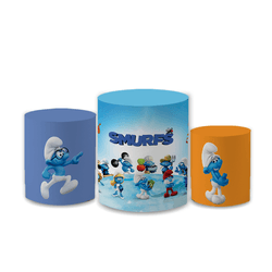 Trio Capas de Cilindros Sublimados Decorativo Tema... - Loja | Bibi Painéis