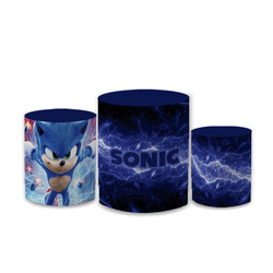 Trio Capas de Cilindros Sublimados Decorativo Tema... - Loja | Bibi Painéis