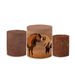 Trio Capas de Cilindros Sublimados Decorativo Tema... - Loja | Bibi Painéis
