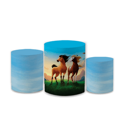 Trio Capas de Cilindros Sublimados Decorativo Tema... - Loja | Bibi Painéis