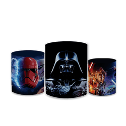 Trio Capas de Cilindros Sublimados Decorativo Tema... - Loja | Bibi Painéis