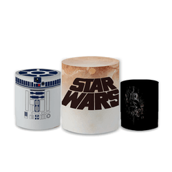 Trio Capas de Cilindros Sublimados Decorativo Tema... - Loja | Bibi Painéis