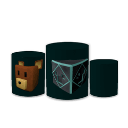 Trio Capas de Cilindros Sublimados Decorativo Tema... - Loja | Bibi Painéis