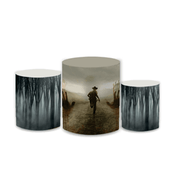 Trio Capas de Cilindros Sublimados Decorativo Tema... - Loja | Bibi Painéis