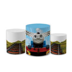 Trio Capas de Cilindros Sublimados Decorativo Tema... - Loja | Bibi Painéis