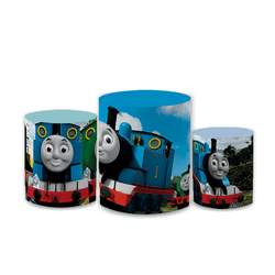 Trio Capas de Cilindros Sublimados Decorativo Tema... - Loja | Bibi Painéis