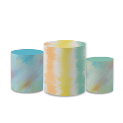 Trio Capas de Cilindros Sublimados Decorativo Tema... - Loja | Bibi Painéis
