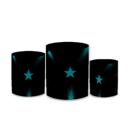 Trio Capas de Cilindros Sublimados Decorativo Tema... - Loja | Bibi Painéis
