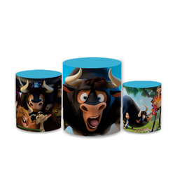 Trio Capas de Cilindros Sublimados Decorativo Tema... - Loja | Bibi Painéis