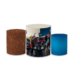 Trio Capas de Cilindros Sublimados Decorativo Tema... - Loja | Bibi Painéis