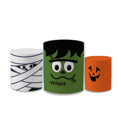 Trio Capas de Cilindros Sublimados Decorativo Tema... - Loja | Bibi Painéis