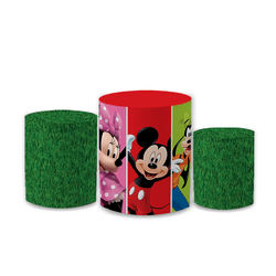 Trio Capas de Cilindros Sublimados Decorativo Tema... - Loja | Bibi Painéis