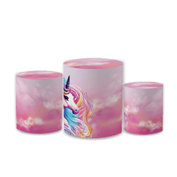 Trio Capas de Cilindros Sublimados Decorativo Tema... - Loja | Bibi Painéis
