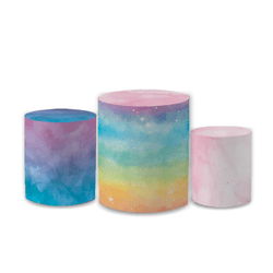 Trio Capas de Cilindros Sublimados Decorativo Tema... - Loja | Bibi Painéis
