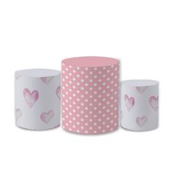 Trio Capas de Cilindros Sublimados Decorativo Tema... - Loja | Bibi Painéis