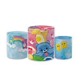 Trio Capas de Cilindros Sublimados Decorativo Tema... - Loja | Bibi Painéis