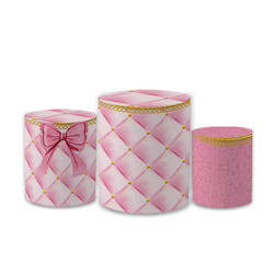 Trio Capas de Cilindros Sublimados Decorativo Tema... - Loja | Bibi Painéis