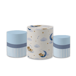 Trio Capas de Cilindros Sublimados Decorativo Tema... - Loja | Bibi Painéis