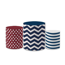 Trio Capas de Cilindros Sublimados Decorativo Tema... - Loja | Bibi Painéis