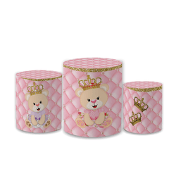 Trio Capas de Cilindros Sublimados Decorativo Tema... - Loja | Bibi Painéis