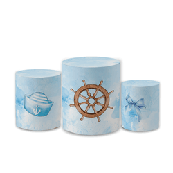 Trio Capas de Cilindros Sublimados Decorativo Tema... - Loja | Bibi Painéis