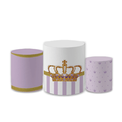 Trio Capas de Cilindros Sublimados Decorativo Tema... - Loja | Bibi Painéis