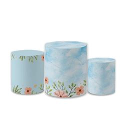 Trio Capas de Cilindros Sublimados Decorativo Tema... - Loja | Bibi Painéis