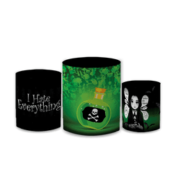 Trio Capas de Cilindros Sublimados Decorativo Tema... - Loja | Bibi Painéis