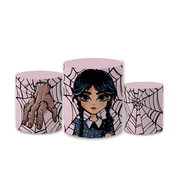 Trio Capas de Cilindros Sublimados Decorativo Tema... - Loja | Bibi Painéis