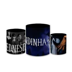 Trio Capas de Cilindros Sublimados Decorativo Tema... - Loja | Bibi Painéis
