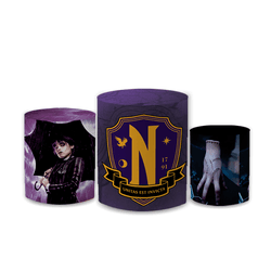 Trio Capas de Cilindros Sublimados Decorativo Tema... - Loja | Bibi Painéis