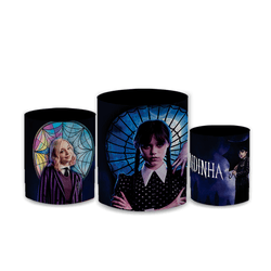 Trio Capas de Cilindros Sublimados Decorativo Tema... - Loja | Bibi Painéis