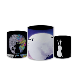 Trio Capas de Cilindros Sublimados Decorativo Tema... - Loja | Bibi Painéis